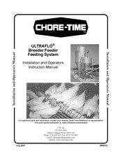 Chore-Time ULTRAFLO Breeder Feeder Installation And Operators Instruction Manual