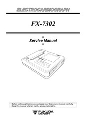 Fukuda Denshi FX-7302 Service Manual