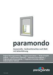 paramondo Aussenrollo Original Instructions Manual