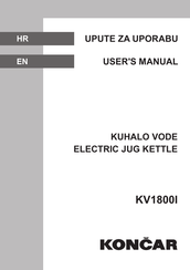 Koncar KV1800I User Manual