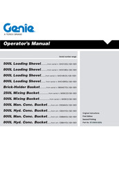 Terex Genie CB8HYDL15B-1001 Operator's Manual