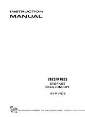 Tektronix 7623 Instruction Manual