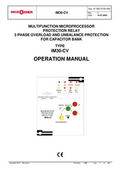 MICROENER IM30-CV Operation Manual