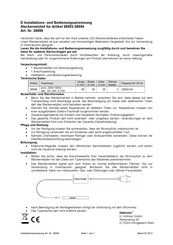 Heitronic 28589 Installation And Operating Instructions Manual