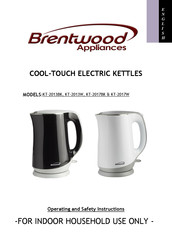 Brentwood Appliances KT-2017BK Operating And Safety Instructions Manual