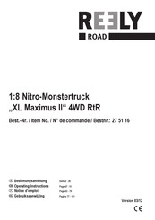 Reely Road XL Maximus II Operating Instructions Manual