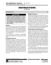 S&C Alduti-Rupter Instructions For Operation
