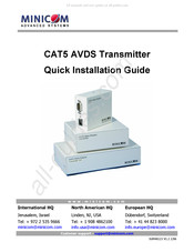 Minicom 1VS22036 Quick Installation Manual