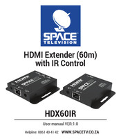 Space Television HDX60IR User Manual