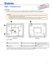 Extron Electronics RWM 1 Installation Manual