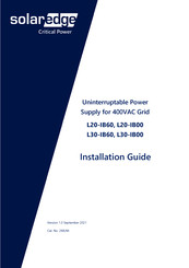 SolarEdge L30-IB60, L30-IB00 Installation Manual