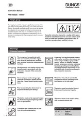 Dungs FRM 100025 ND Instruction Manual