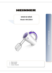 Heinner HM-250UV Manual