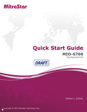 MitraStar MIO-6706 Quick Start Manual