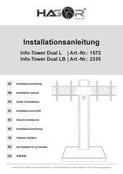 HAGOR Info-Tower Dual L Installation Manual