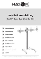 HAGOR BrackIT Stand Dual Installation Manual