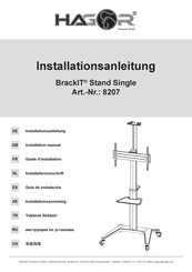 HAGOR 8207 Installation Manual