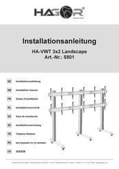 HAGOR 5801 Installation Manual