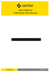 Zenitel SPA-PABXR-V2 User Manual