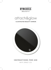 HoMedics Beauty attach&glow Instructions For Use Manual
