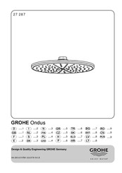 Grohe Ondus 27 287 Manual