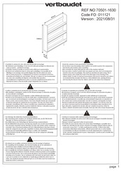 Vertbaudet Confetti 70501-1630 Assembly Instructions Manual