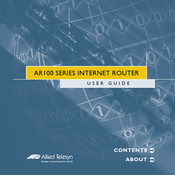 Allied Telesis AR100 series User Manual