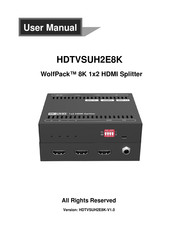 WolfPack HDTVSUH2E8K User Manual