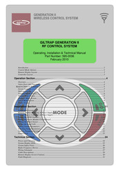Giltrap 595-0036 Instructions, Operating, Installation