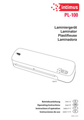 Intimus PL-100 Operating Instructions Manual