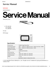 Panasonic NN-A883B Service Manual