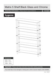 hygena Matrix Assembly Instructions Manual
