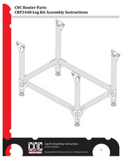 CNC Router Parts CRP2448 Assembly Instructions Manual
