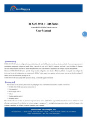 Intellisystem IT-SDS-3016-T-16D Series User Manual