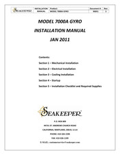 Seakeeper 7000A GYRO Installation Manual
