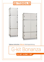 G-Tools G-kit Bonanza XL SET 1M2 Assembly Instructions Manual
