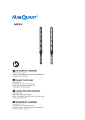 Marquant 005183 Operating Instructions Manual