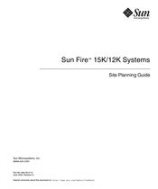 Sun Microsystems Sun Fire 12K Site Planning Manual