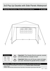 Argos 651/0037 Assembly Instructions Manual