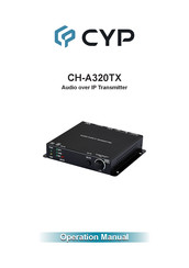 CYP CH-A320TX Operation Manual