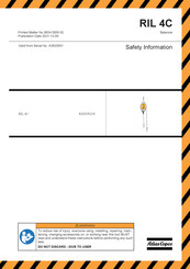 Atlas Copco RIL-4C Safety Information Manual