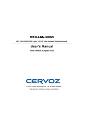 Cervoz MEC-LAN-2002i User Manual