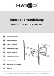 HAGOR 2292 Installation Manual