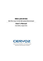Cervoz MEC-LAN-M102i User Manual
