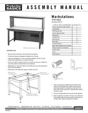 Production Basics 3000 Assembly Manual