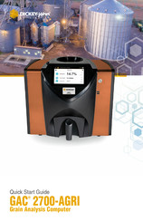 TSI Instruments Dickey-John GAC 2700-AGRI Quick Start Manual