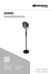 Sonnenkonig GARRA Manual