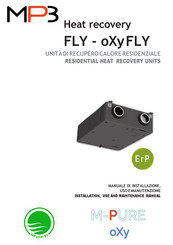 MP3 FLY - oXyFLY Instructions For Installation, Use And Maintenance Manual