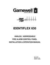 Gamewell Smart Start IDENTIFLEX 630 Installation & Operation Manual