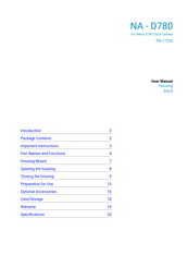 Nauticam NA - D780 User Manual